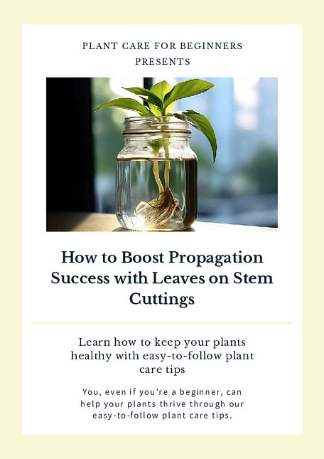 How to Boost Propagation Success with Leaves on Stem Cuttings