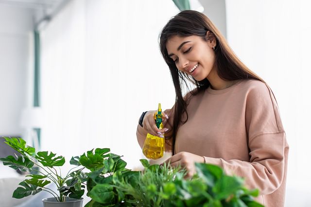 Happy plant owner