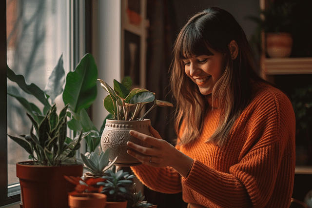 Bringing a plant indoors for the winter