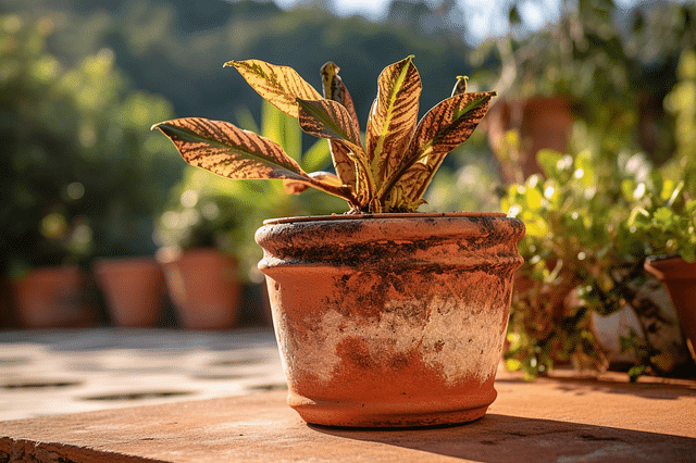 Philodendron with problems outdoors