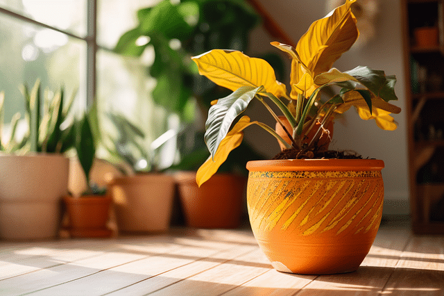 Wilting plant